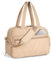 Lekespring Reisetasche Damen, Leicht Puffer Sporttasche mit Schuhfach Weekender Handgepäck Gym Bag Kliniktasche Geburt Krankenhaustasche, Travel Bag für Flugzeug Reise, Fitness, Sauna (Khaki)