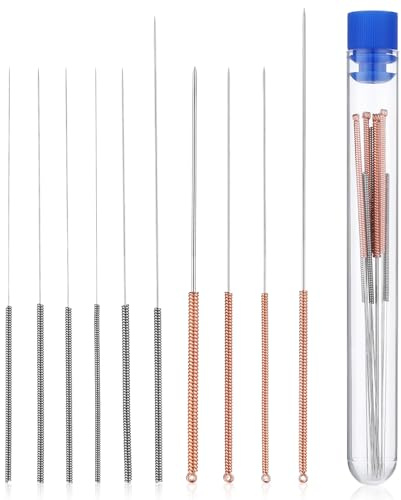 Bewudy Aiguilles de nettoyage de buses d'imprimante 3D, en acier inoxydable, 0,16/0,2/0,25/0,3/0,35/0,4/0,45/0,5/0,6/0,8 mm