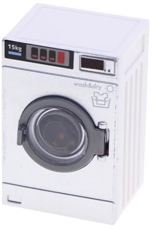 ORFOFE Waschmaschinenmodell Artikel Wäscherei vorgeben Puppe Waschmaschine Waschmaschine für Elektrogeräte -Reinigungsspielzeug Kinderwaschmaschine und Trockner Plastik