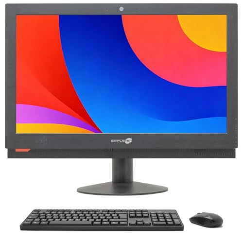 SIMPLETEK - All-in-One Computer 24 Full HD M910z | Core i5 6400T CPU | Windows 11 Pro | 16GB RAM | SSD 120GB | Lettore DVD-RW (Ricondizionato)
