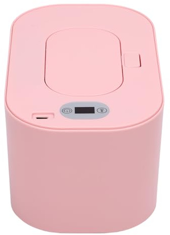 Generic Scaldasalviette Alimentato Tramite USB, Riscaldamento Rapido e Sicuro, Portatile, per Auto di Casa, All'aperto, Salviette Umide per Neonati (Regolazione della temperatura rosata)
