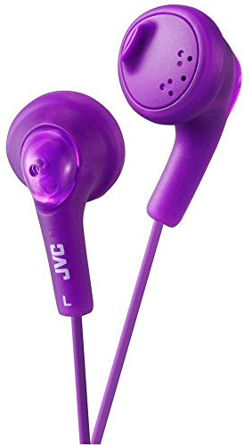 JVC Gumy In-Ear trådbundna hörlurar hörlurar kompatibla med iPod, iPhone, Samsung - Lila