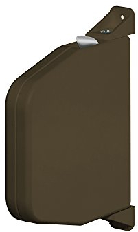 jarolift Gurtwickler Standard Aufputz, Schwenkbar, für 15 mm Gurtbreite, Lochabstand 144 mm, ohne Gurt, Braun