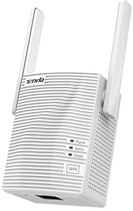 Tenda Extensor WiFi (1200RPT) – Repetidor de rango de amplificador de señal, cobertura de hasta 1200 pies cuadrados tu hogar, extensor WiFi de doble banda de 2.4 y 5 GHz con puerto Ethernet, fácil de