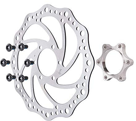 VOANZO Mountainbike 160mm Bremsscheibe Rotierende Scheibe Fahrradmodifikation mit Flansch Diagonalloch 48mm Bremsscheibe
