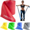 Starktape Resistance Bands Widerstandsbänder Latexfrei – Professional Fitnessbänder für Home-Training, Physiotherapie, Pilates, Krafttraining und Rehabilitation 2.5 Meter rot