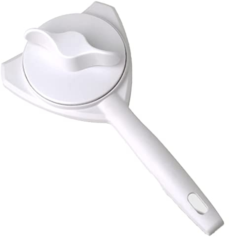 Apriscatole manuale Apriscatole salva-lavoro Apriscatole universale con manico in acciaio inossidabile adatto per la maggior parte dei tappi di bottiglia con un diametro di 2,5-8,9 cm ( Color : White