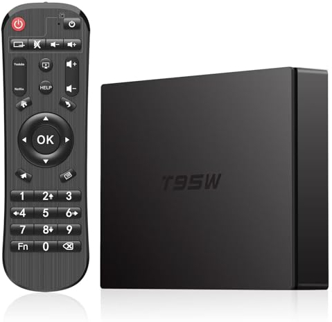 Android TV Box, 4GB RAM 64GB ROM S905W2 Quad-Core ARM Cortex-A35, TV Android Box Support Dual-Band WiFi 2.4&5GHZ Bluetooth v5.0 3D HD 4K