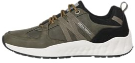 JACK & JONES Jfwwarrick Combo Zapatillas, Hombre, Noche de Oliva, 42 EU