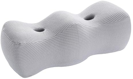 Cuscino sotto il ginocchio, Cuscini per le gambe per dormire, Supporto per gambe e ginocchia, Sollievo lenitivo per schiena, ginocchia, Cuscini a cuneo in foam per l'elevazione del piede gamba