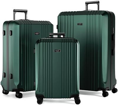 FERGÉ Kofferset 3 teilig Hartschale TSA-Zahlenschloß Cannes Reisekoffer Trolley-Set (Handgepäck, L, XL) 3er Set Hartschalenkoffer Roll-Koffer 4 sanfte Rollen - sehr robuster Polycarbonat Koffer