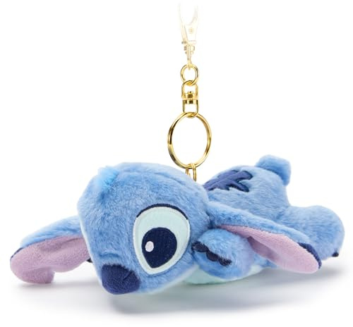 Disney Store Official, Lilo y Stitch, Stitch, Llavero Peluche, 16 cm, Juguete en Gancho extraíble, Apto para Mayores de un año