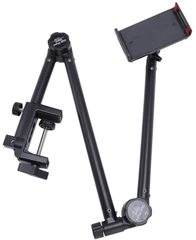 Vvikizy Soporte de Suspensión para Micrófono, Soporte de Brazo de Micrófono de Metal con Rotación de 360 ​​grados con para Teléfono para Teléfonos Inteligentes y Tabletas