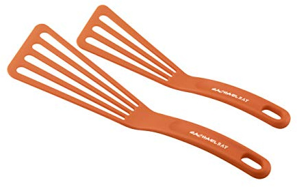 Rachael Ray Tools & Gadgets 2-Piece Nylon Spatula Set, Orange - 51211