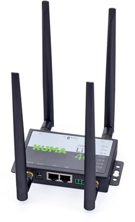 KUMA CONNECT LiTE 4G Router with SIM Slot Unlocked - 150Mbps Portable WiFi Router for Home Office Travel - UK/EU Network Mobile Broadband LTE MiFi Wireless Internet Hotspot Kit Plug&Play 12vDC/240vAC