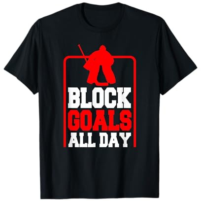 Hockey Sobre Hielo Portería Hockey Hielo Guardameta Portero Camiseta