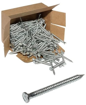 Gedotec Ankernägel mit profiliertem Schaft | 4,0 x 40 mm - 226 Stück | Rillennägel verzinkt - Ideal für tragende Verbindungen | Großpackung Harpunennägel mit Widerhaken - Palettennägel - Kammnägel -