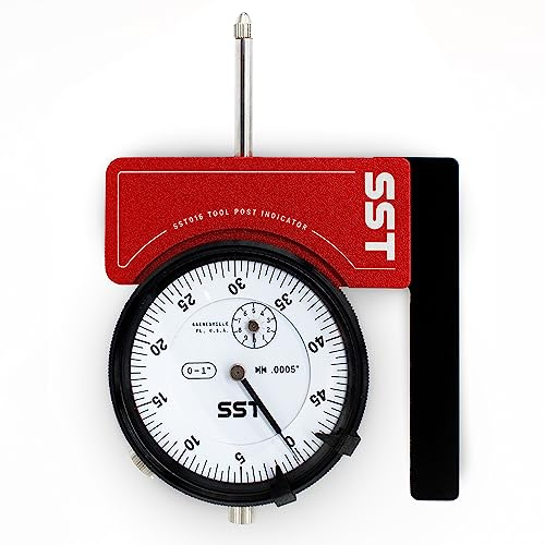 SST - Lathe Tool Post Indicator - High-Level Precision & Accuracy - Durable Construction - 5-Year Warranty Guaranteed
