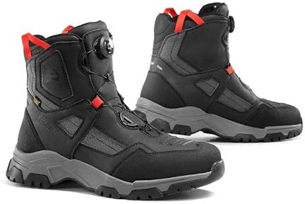Falco Arrakis Wasserdichte Motorradstiefel, schwarz, 47