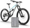 unleazhed Bike Protection BP01 S Frame Jasper JAUCH Edition White Glossy| Rahmenschutzfolie für Mountainbikes | Made in Germany | 10 -teiliges komplett Rahmenschutz-Set | extrem reißfest