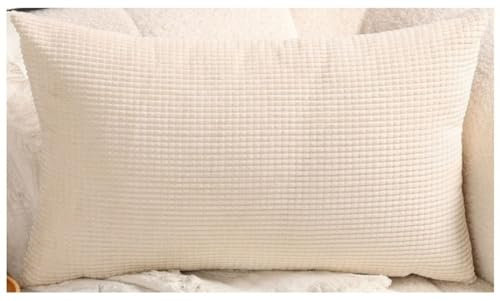 Stretch Sofa Kissenbezug 40x60/50x70 Kissenbezüge 60x70, Kuschelkissen Bezug Zierkissenbezug Dekokissen Sofakissen mit Reißverschluss Kissenhülle 50x80 Dekorative ( Color : Beige , Size : 60x70 cm )