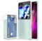 WATACHE pour Samsung Galaxy Z Flip 6 Coque avec Charnière Protection Antichoc avec Porte-Carte de Crédit Carte d'Identité Housse de Protection Coque de Téléphone pour Galaxy Flip 6 5G(Transparente)