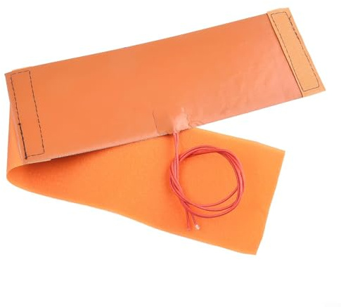 Zilimontt Warmhaltematte für Lebensmittel, 12V 240W, 10x30cm, Flexible Silikon Heizung Speisenwärmer, Heizkissen Matte für Partys, Versammlungen, Heimbuffets