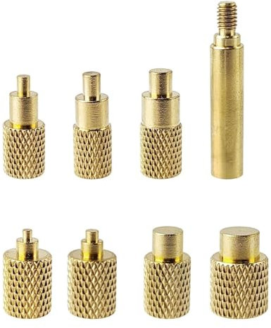 LUMOOM 7x Puntas De Soldadura, Ayudas De Fusión Para Insertos Roscados M2, M2.5, M3, M4, M5, M6, M8, Adaptador Para Soldador 900M/T18, Punta De Soldar, Accesorios Impresión 3D, Insertos Roscados