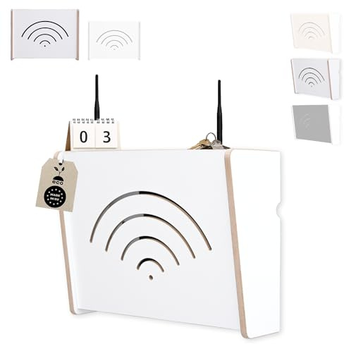 OHANA Router Cabinet – Router Storage Box – WiFi Shelf – Router Hide – Wall Box