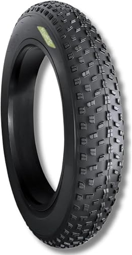 EBD26FBE - Neumático de 26 x 4.0 (100-559) con tacos para bicicleta eléctrica Fat Bike MTB 26