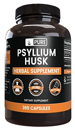 PURE ORIGINAL INGREDIENTS, Psyllium Husk, 365 Capsules