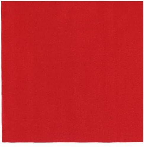 modAS Vierecktuch Totenköpfe 54x54cm | Halstuch Kopftuch Pirat Schwarz | Bandana Baumwolle Baumwolltuch (rot)