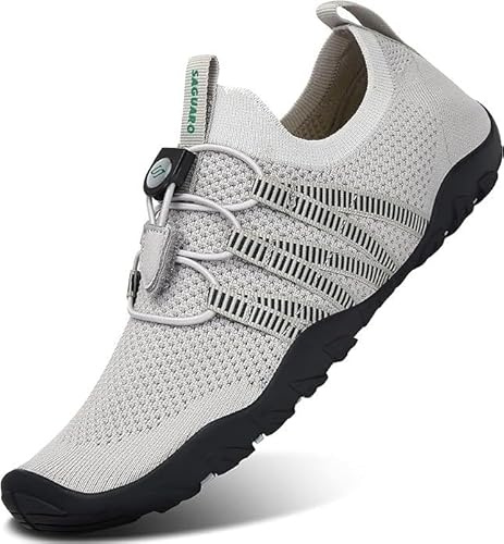 SAGUARO Unisex Zapatos de Agua Antideslizante Secado Rápido Natación Playa Surf Escarpines para Hombre Mujer Grigiochiaro 41