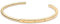 PANDORA Signature I-D Armreif in Gold mit 14 Karat vergoldete Metalllegierung Signature Collection, Größe 20,5cm