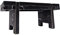 Fensterbank Bank 38cm schwarz Holzbank als Dekoration für Ihre Fensterbank