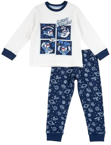 Chicco Pigiama in Cotone Bambino e Ragazzo/Bambina e Ragazza, Blu, 2 Anni, Designed in Italy