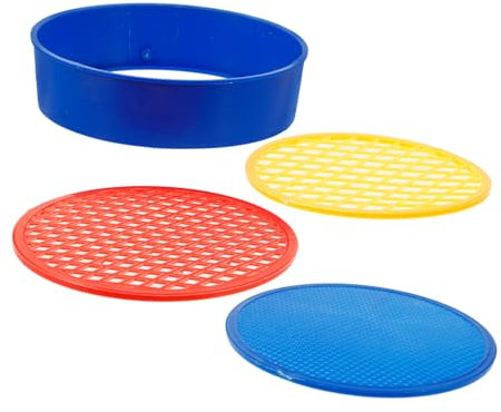 BESPORTBLE 2 Sets Garden Sifting Tool Plastic Soil Sieve Manual Soil Strainer for Gardening Essential Planting Soil Filter