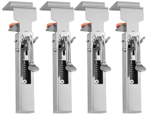 Gvvsjgdbis Set di 4 morsetti di fissaggio regolabili per cassetto, morsetti di installazione del cassetto, pinze di installazione universali per armadietti
