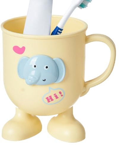 Bicchieri Per Collutorio - Elefantino Portabevande per Igiene Orale con Supporto per Collutorio - Organizzatore per Tazze da Caffè, Igiene Orale e Decorazione per Acqua, Latte, Tè