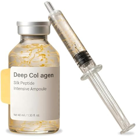 Ampolla de colágeno de seda, lifting intensivo con péptidos profundos, sérum antienvejecimiento coreano para el rostro, 40 ml,1pcs