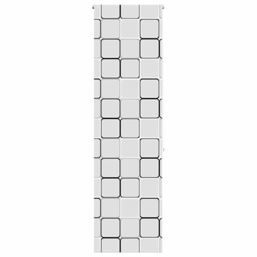 Estor enrollable de ducha 80 x 240 cm, PEVA impermeable
