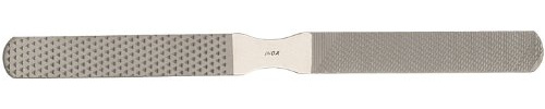 Nc 6617 - Lima e raspa per i calli, 4 lati, dimensioni: 15 cm, inox