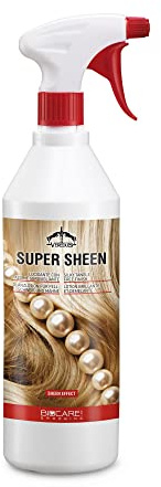 Veredus, Super Sheen - Spray Lucidante Con Azione Sgrovigliante Per Cavalli, Non Unge E Non Va Risciacquato- Formato 1000 Ml