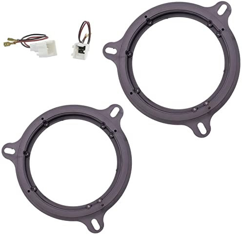 Sound-way Autoradio Lautsprecher-Einbauset Lautsprecheradapter mit 2X Kabel 165 mm kompatibel mit Renault, Nissan, Dacia, Smart