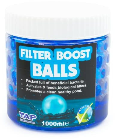 Pond Filter Boost Balls - Filter Quick Start - Beneficial Bacteria (1000ml (treats 30000L))