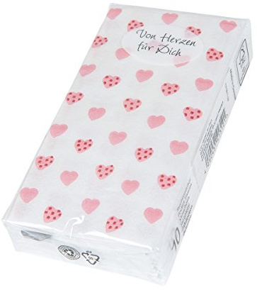 °* Papiertaschentücher, 10er-Pack, 4-lagig (von Herzen)