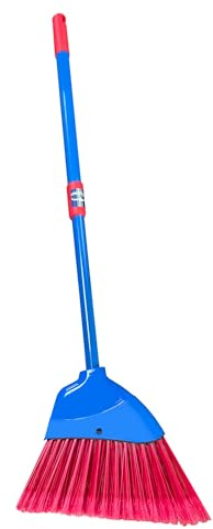 BSMstone Small Broom-Indoor or Outdoor Portable Broom with Adjustable Handle, Cleaning Little Helper for Housekeeping,Office,Working Desk,Pet Nest
