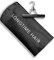 LONGTIME HAIR® Perücken Aufbewahrungstasche I Haarverlängerungen Extensionsbag I Clip In Aufbewahrungstasche hängend mit Holzaufhänger & Reißverschluss I ideal für Reisen und Staubschutz