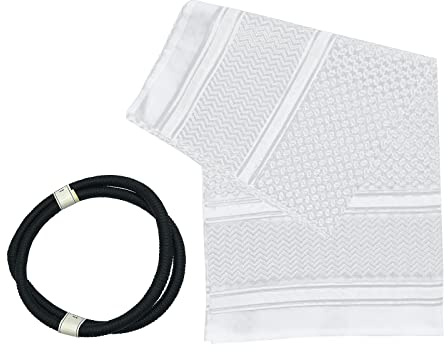 JIAHG Écharpe musulmane hijab musulman musulman bandeau arabe Wrap Aqel corde Wrap couvre-chef arabe costume foulard bandeau