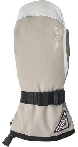 Hestra Unisex Puderhandschuh, winddicht, Leder, Alltags-Winterkleidung, alpiner Ski-Fäustling für Damen und Herren